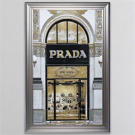 Prada wall art framed